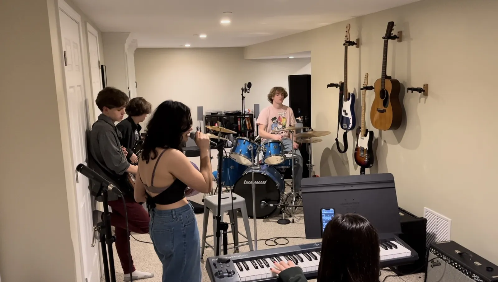 Band in the basement
